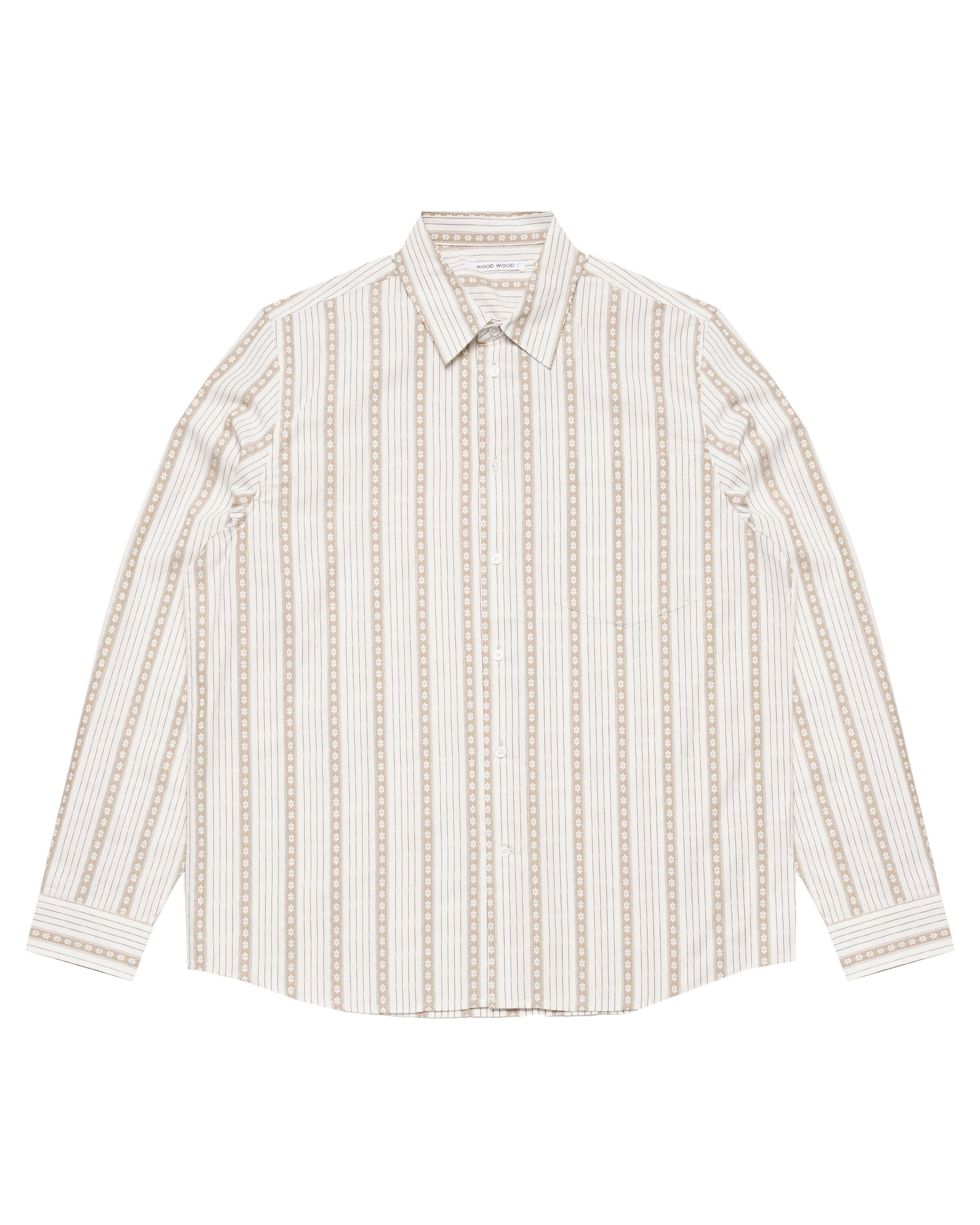 Wood Wood Aster Floral Jacqaurd Shirt | 12415305-5060-2543